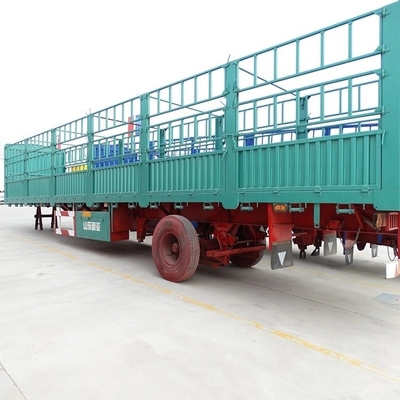 ABS antiblokkerend remsysteem 3 assen 60 ton Box Stake Semi-trailer voor de markt