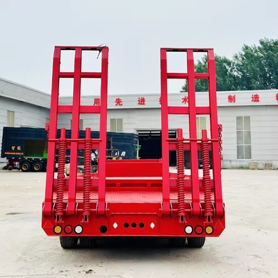 Mechanische ophanging met laag bed voor het vervoer van zware graafmachines