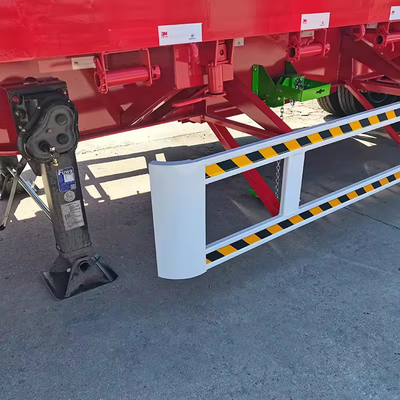 Zware lading 3 As 4 As 60 80 Tons Gooseneck Low Loader Low Bed Lowboy Truck Semi-trailer
