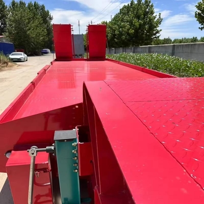 Zware lading 3 As 4 As 60 80 Tons Gooseneck Low Loader Low Bed Lowboy Truck Semi-trailer