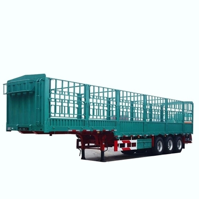 8 ton 2 of 3 assen 40T laaggelegen halve aanhangwagen/truck aanhangwagens zijwandhalve aanhangwagens