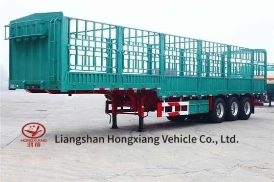 High Wall Truck Semi-trailer Gooseneck Horse Trailer met ontwerp en 5,8 ton Capaciteit
