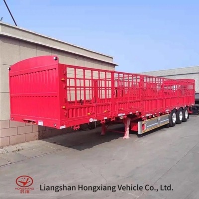 High Wall Truck Semi-trailer Gooseneck Horse Trailer met ontwerp en 5,8 ton Capaciteit