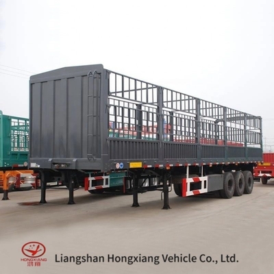 High Wall Truck Semi-trailer Gooseneck Horse Trailer met ontwerp en 5,8 ton Capaciteit