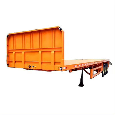 Zware 100-200 ton platvloer modulair laagbed aanhangwagen