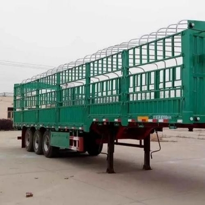 1 Jaar After-sales Service Vans-type Veetexporteur Halve aanhangwagen met veeheining