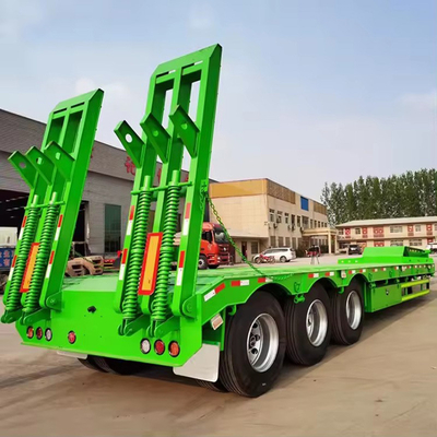 180T 200T uitbreidbare modulaire lage flatbed trailer 16 assen in 8 lijnen zware lading vrachtwagen