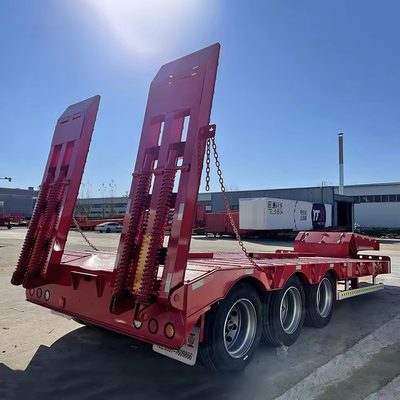 180T 200T uitbreidbare modulaire lage flatbed trailer 16 assen in 8 lijnen zware lading vrachtwagen