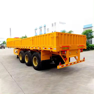 60ton 20ft platte container 40ft platte halftruck aanhangwagen met hoge laadcapaciteit