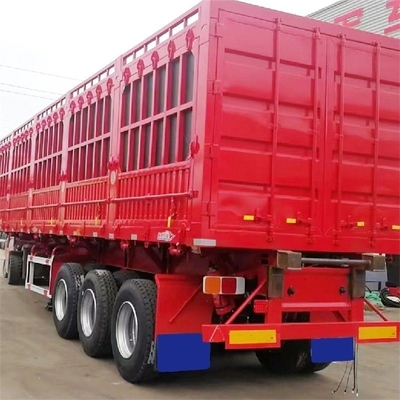 3-assige ladingheining zijwand aanhangwagen draagvermogen 30 ton 40 ton en 60 ton