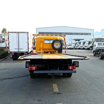 3 ton lichtgewicht I-Suzu Kv100 4X2 glijdbare platte herstelwagen voor Kirgizië