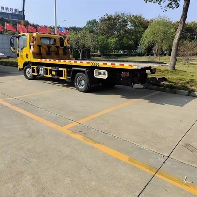 Op maat gemaakte flatbed Wrecker sleeptruck 1 Suzu 5 ton wegherstel sleeptruck