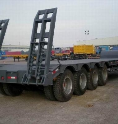 12 m platbed platbed vracht half-trailers met 3 assen gooseneck transport laag bed