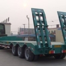 12 m platbed platbed vracht half-trailers met 3 assen gooseneck transport laag bed