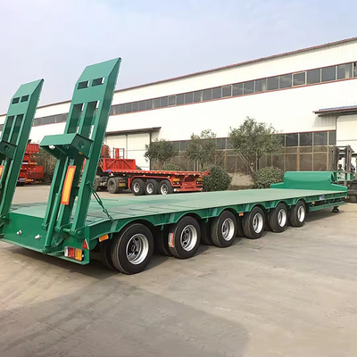 Directe 3 assen 40FT 60FT Container Chassis Flat Bed Semi-trailer met 12r22.5 banden