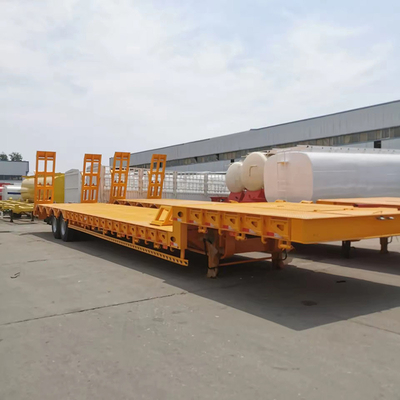Directe 3 assen 40FT 60FT Container Chassis Flat Bed Semi-trailer met 12r22.5 banden