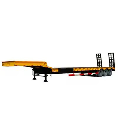 Directe 3 assen 40FT 60FT Container Chassis Flat Bed Semi-trailer met 12r22.5 banden