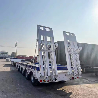 Verwijderingssysteem voor de achterarm van een 40 voet platte halfrijtuig voor containervervoer