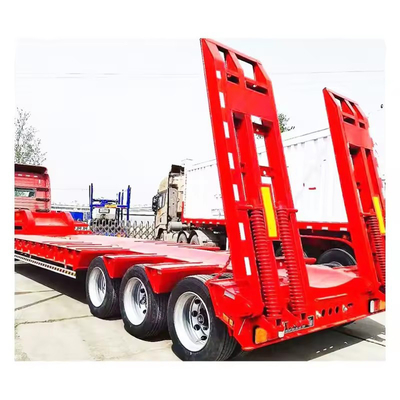 60t design graafmachine lader afneembare gooseneck lowboy truck trailer low bed semi trailer