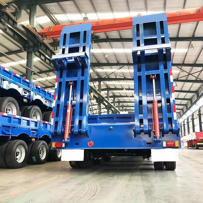 2.3 Achsen aanpassing 100ton lage truck aanhangwagens voor het transport van graafmachines