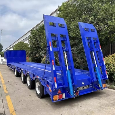 Windkrachtplaat Vervoer Semi-low bed trailer 150 ton Vermogen Blaad veerhanging