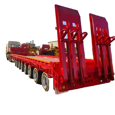 2.3 Achsennummer IJzer Groot laadvermogen Lage sleeptoestel met hydraulische opvouwbare ladder