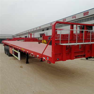 3 assen 80 ton Lifting Tipping Dump Tipper Semi Truck Trailer Zware lading Capaciteit