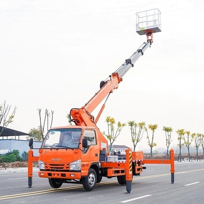 Aanpasbaar 22m 4X2 Telescopisch Boom Aerial Working Platform Truck Vehicle Aanpasbaar
