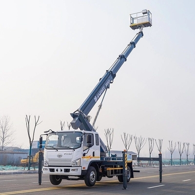 Aanpasbaar 22m 4X2 Telescopisch Boom Aerial Working Platform Truck Vehicle Aanpasbaar