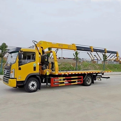 Truck Aerial Platform Werkvoertuig met grote werkmand en handgeschakelde transmissie
