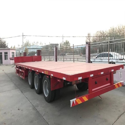 3 jaar naverkoopservice zware hydraulische 3 assen 60 ton lowboy half-trailers