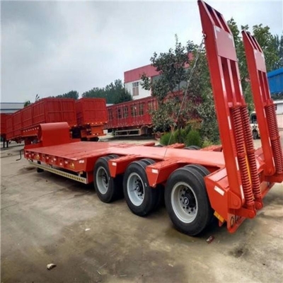 12 Bandnummer 20FT 40FT 45FT Container Transport Platbed Semi-trailer met Twist Lock