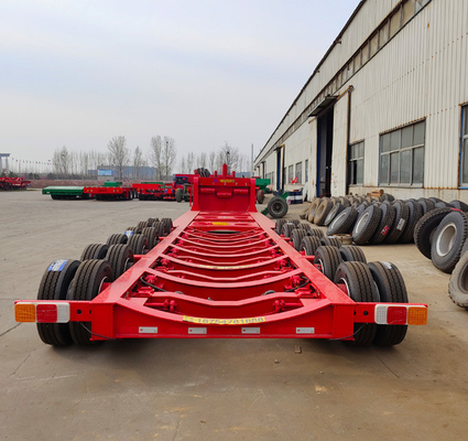 Heavy Duty Flatbed Mafi Semi Trailer met MacPherson-type ophanging en laag chassis