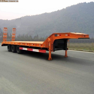 Heavy Duty Flatbed Mafi Semi Trailer met MacPherson-type ophanging en laag chassis