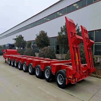 Heavy Duty Flatbed Mafi Semi Trailer met MacPherson-type ophanging en laag chassis