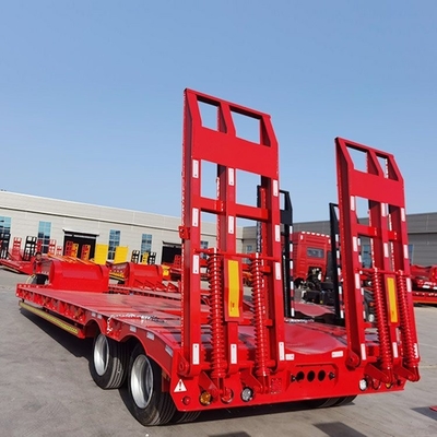 Heavy Duty Flatbed Mafi Semi Trailer met MacPherson-type ophanging en laag chassis