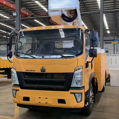 Hoogte Werkvoertuig 23m Teleskopisch luchtwerkplatform Truck met aanpassing