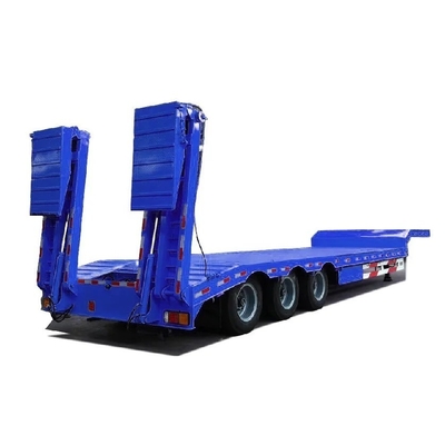 3-assige laagvlakke half-aanhangwagen voor containervervoer