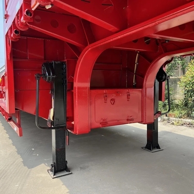 60-80 ton lage platbed aanhangwagen half-aanhangwagen met lichte belastingkwaliteit en 1820 mm loopvlak