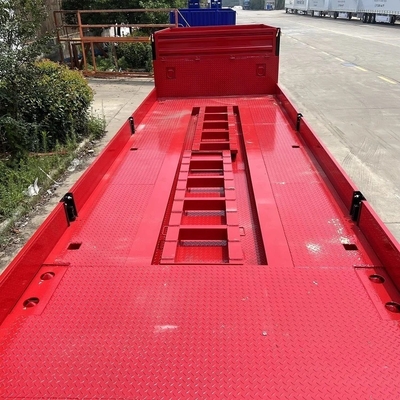 60-80 ton lage platbed aanhangwagen half-aanhangwagen met lichte belastingkwaliteit en 1820 mm loopvlak