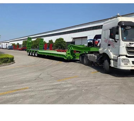 50 ton groene laadmachine vrachtwagen aanhangwagen 3 4-assen maatwerk 1 jaar naverkoopservice