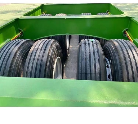 50 ton groene laadmachine vrachtwagen aanhangwagen 3 4-assen maatwerk 1 jaar naverkoopservice