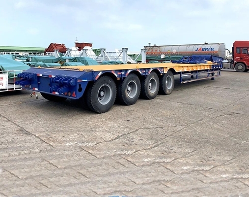 EHL9400L 4 assen laag chassis laag platbed half-aanhangwagen voor lichtvervoer