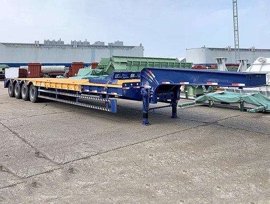 EHL9400L 4 assen laag chassis laag platbed half-aanhangwagen voor lichtvervoer