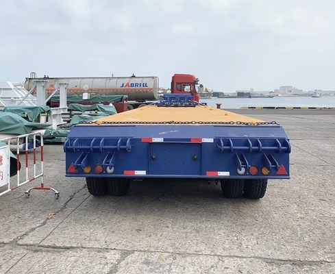 EHL9400L 4 assen laag chassis laag platbed half-aanhangwagen voor lichtvervoer