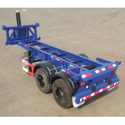 Remsysteem met dubbele leiding 3-assige 40-voet containertransport-skeletontrailer-oplegger