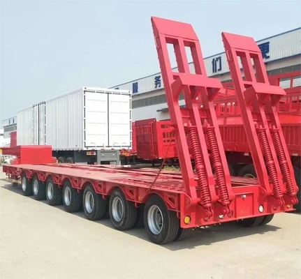 Zware lading 50 t-60 t 3/4 assen Lowboy/Low Deck/Platform/Loader voor het transport van graafmachines
