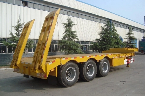 Zware lading 50 t-60 t 3/4 assen Lowboy/Low Deck/Platform/Loader voor het transport van graafmachines