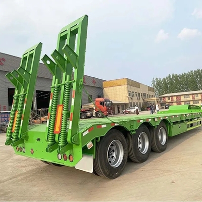 Zware lading 50 t-60 t 3/4 assen Lowboy/Low Deck/Platform/Loader voor het transport van graafmachines