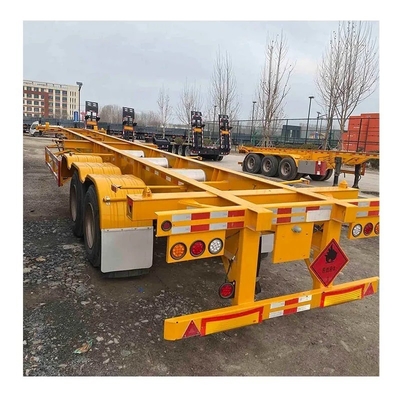 2/3/4 Assen Skeleton Frame Chassis Container Trailer met Multi-link Suspension System